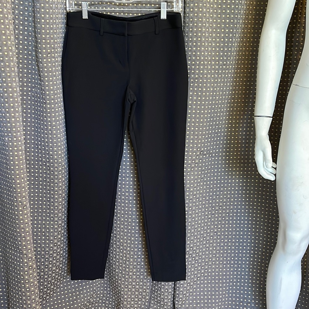 Express extreme stretch skinny mid rise trousers.